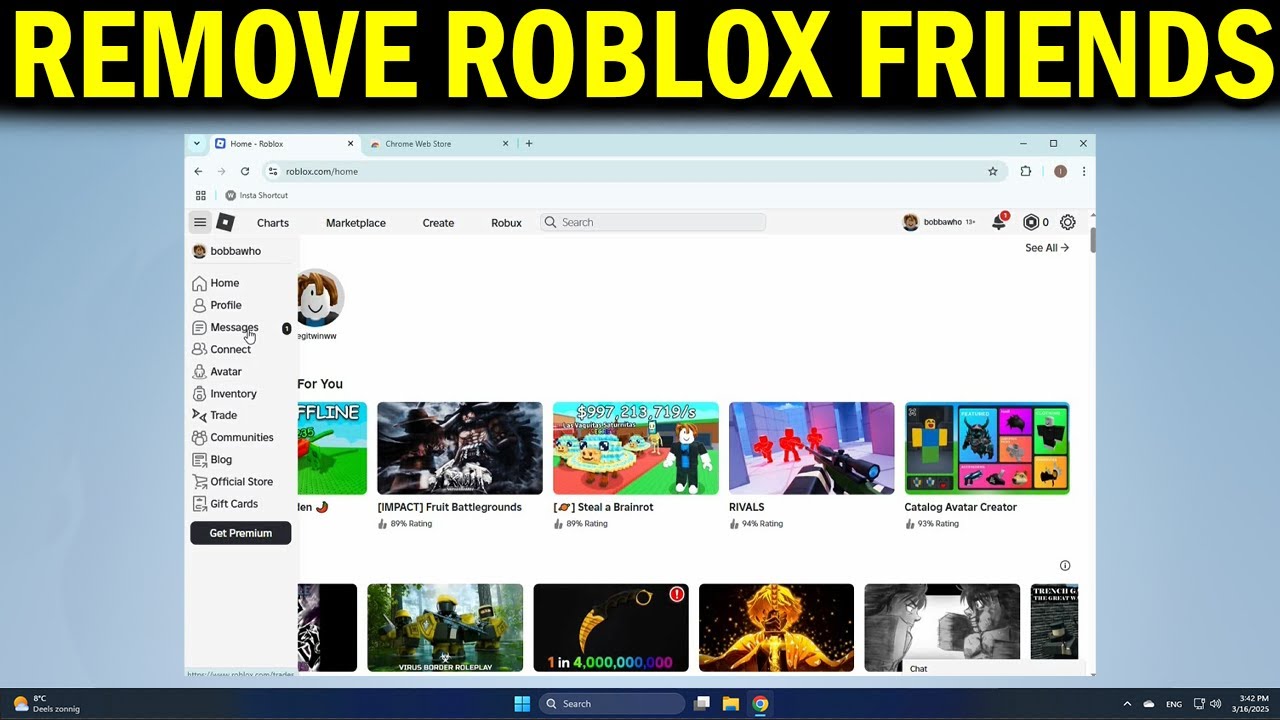 How To Remove All Friends On Roblox At Once YouTube 
