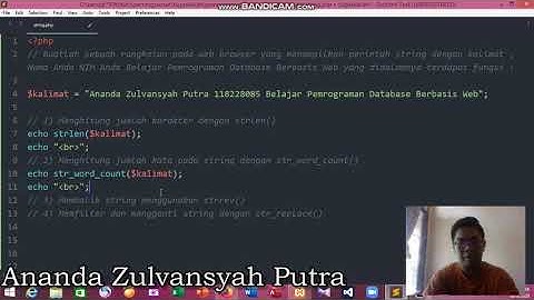 Manipulasi String pada PHP