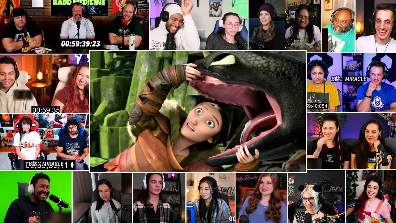 The Land Of Dragons Scene | How to Train Your Dragon 2‎ (2014) reaction mashup | First time watching