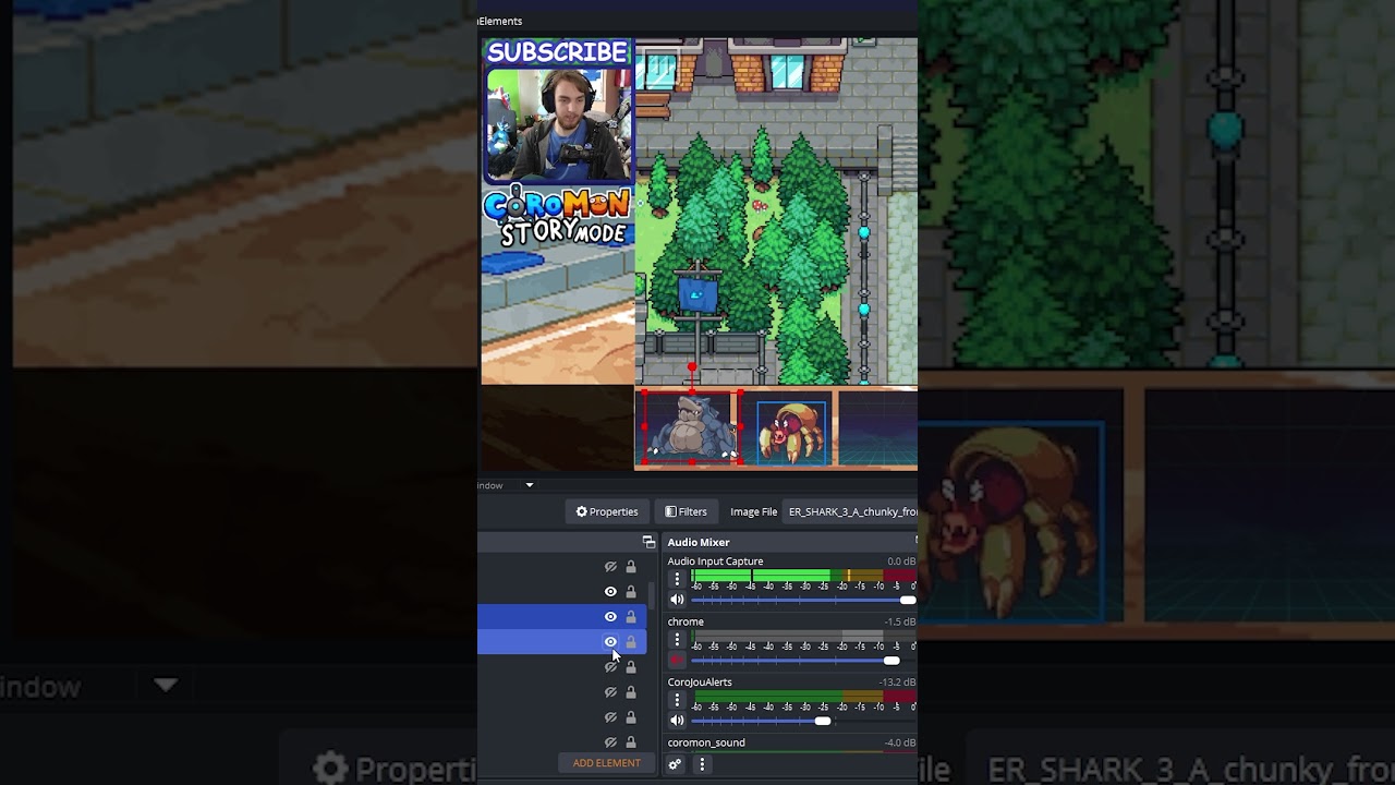 NEXT LEVEL Coromon Streams from my OBS setup 