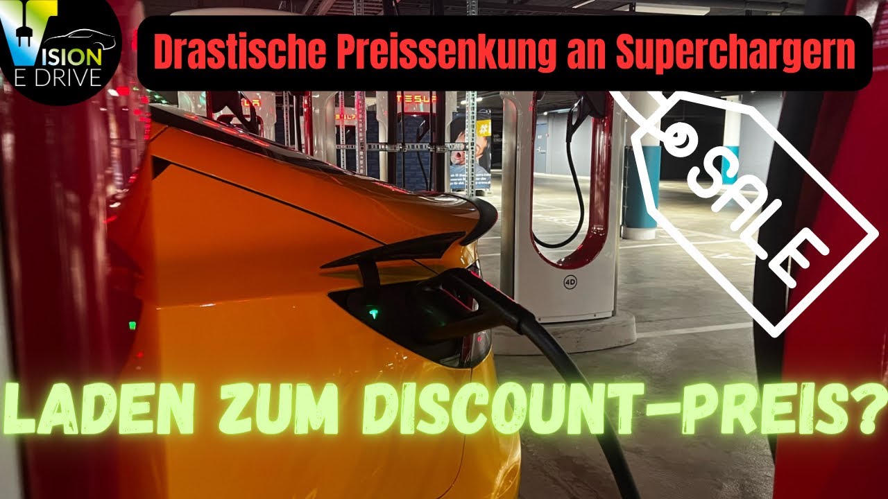 Tesla senkt Preise am Supercharger Laden für unter 35c/kwh nun