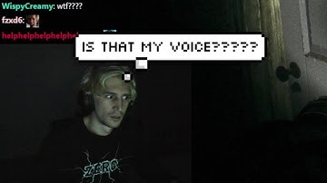 xQc Hears his Voice inside a Scary Game
