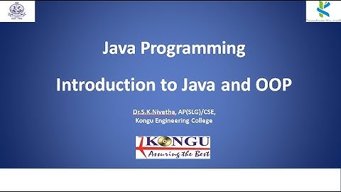 Introduction to Java, OOP | Java Programming | CS Lectures by SKN | Object Oriented Programming