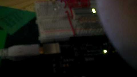 Arduino ... 10 segment/bar LED + Button