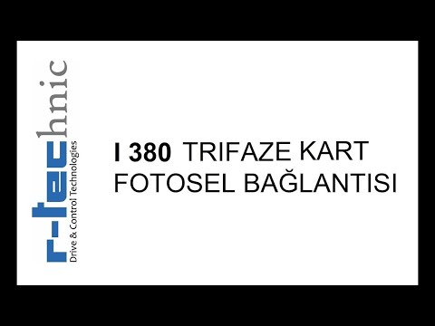 I-380 kontrol kartı, fotosel bağlantısı