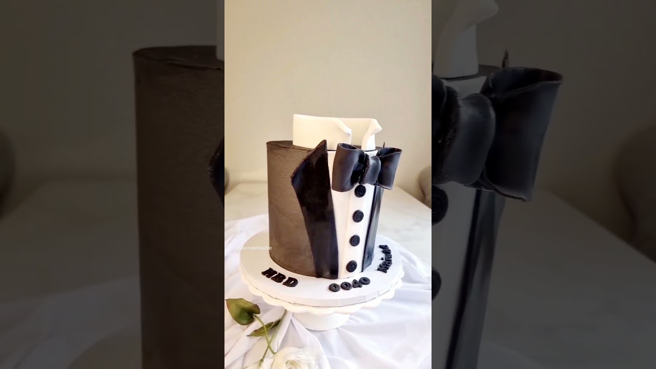 James Bond cake design 🖤 🤍 😍. 