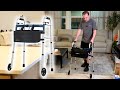 Folding Walker Review – Lightweight Adjustable Walker for Seniors &amp; Mobility Support