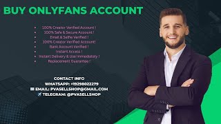 Where to Buy() Verified OnlyFans Accounts in 2026 (Safely ,,,