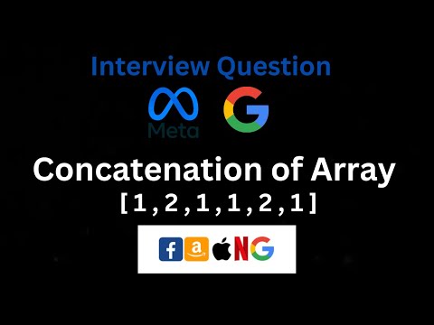 Concatenation of Array in Hindi | Leetcode 1929 | python | Easy Leetcode