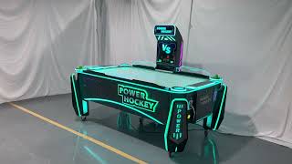 Non-Stop Action!  Power Hockey: Auto-Drop Pucks & Futuristic LED Design #airhockeytable #sportgames screenshot 5