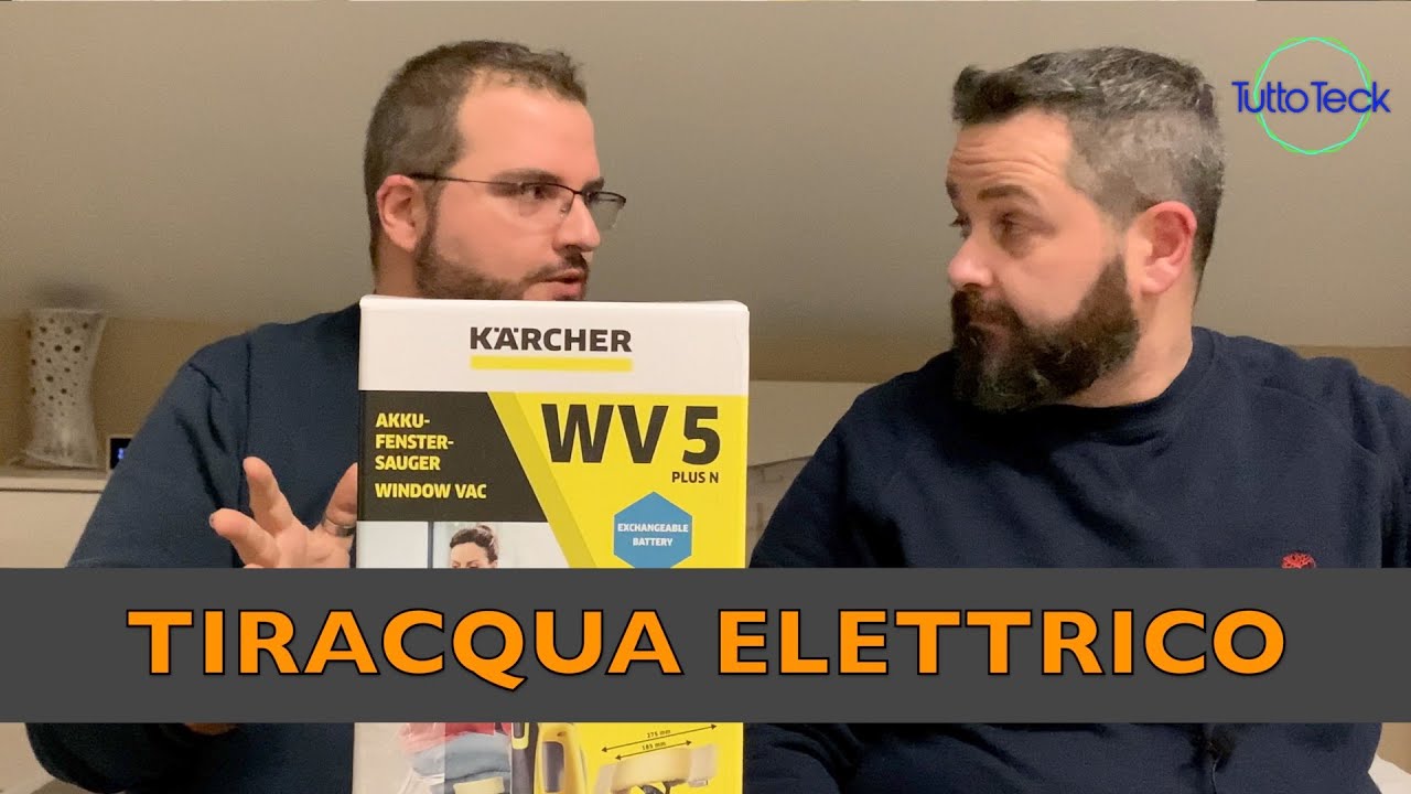 TIRACQUA ELETTRICO KARCHER WV5 PULIRE SENZA FATICA ITA YouTube