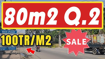 ĐỪNG BỎ QUA LÔ ĐẤT MẶT TIỀN ĐƯỜNG SỐ GIAO NGUYỄN DUY TRINH QUẬN 2 GIÁ ~ 100TR/M2