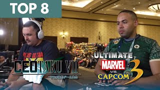 CEOtaku 2023 UMVC3 - TOP 8 (Taskmaster, Amaterasu, Phoenix, Captain America)