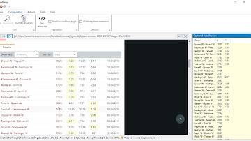 How to capture all listings from BetExplorer match listings page