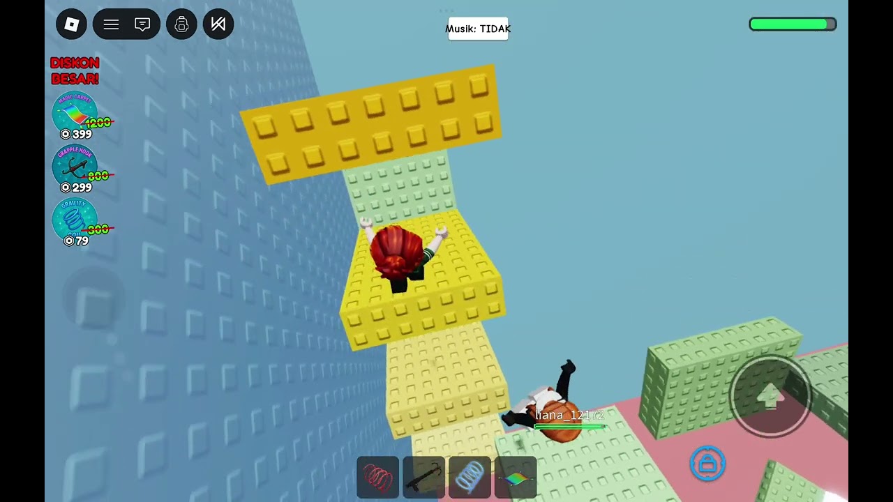 AKU MAIN TOWER MIRING!! LASERNYAA SAKITT!! GA DILANJUT KARENA AKU MALESS KWKWKW