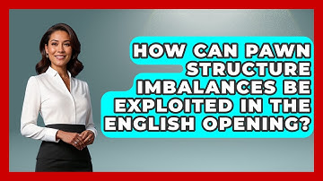 How Can Pawn Structure Imbalances Be Exploited In The English Opening? - The Chess Codex