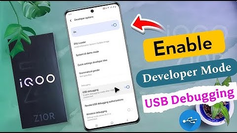 How to Enable Developer Options / USB Debugging on Iqoo Z10r