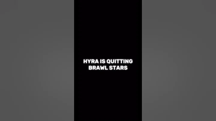 Hyra is quitting Brawl Stars so I made a quick edit for him✌️ #brawlstars #viral #shorts #hyra #edit