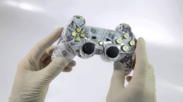 "Dead Presidents" PS3 Custom Modded Controller with 9mm Bullet Buttons by Gimika.com