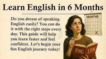 Can I Learn English in 6 Months? || 🧠📚Learn English Through Story Level 3 || Graded Reader 🎧