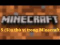 5 điều thú vị trong Minecraft cũng có ít cho người chơi