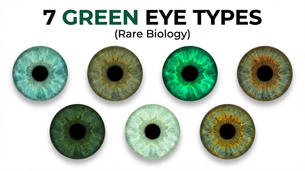 7 Types of Green Eyes (Rare Science)