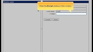 Managing contacts in RoundCub