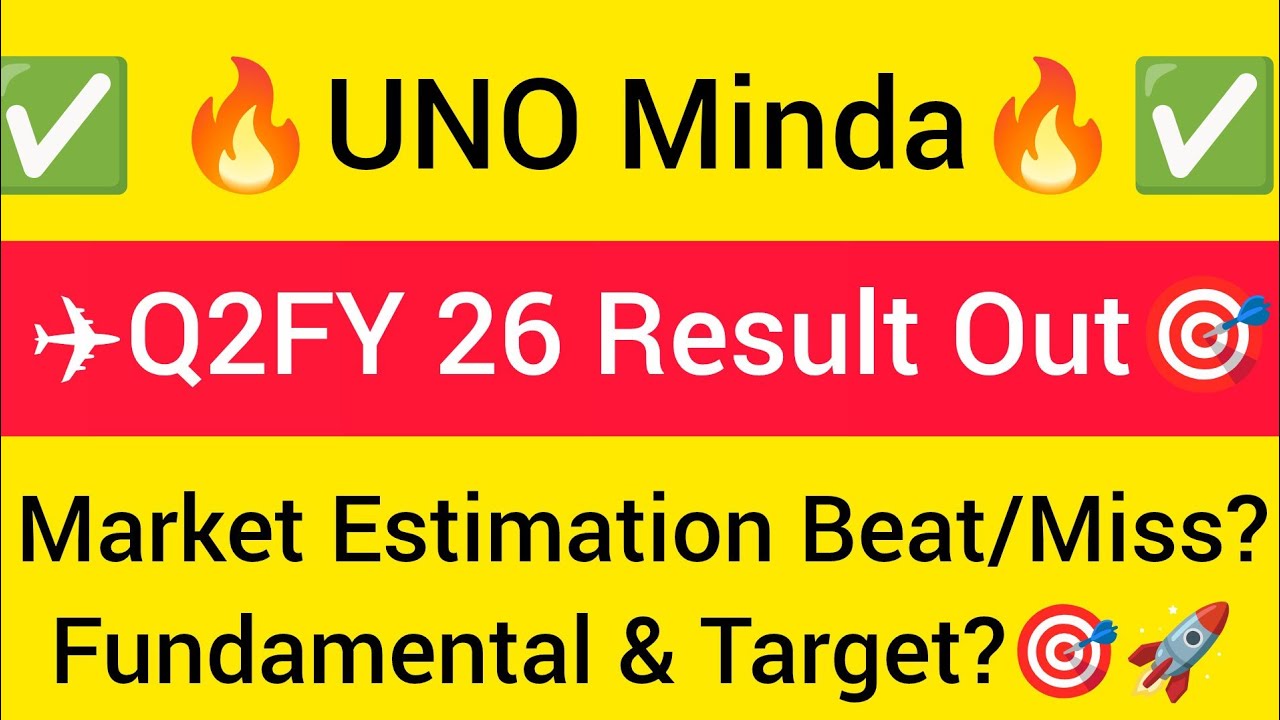 Uno Minda Q2 Results 2026 | Uno Minda Share Latest News | Uno Minda Share Fundamental analysis 