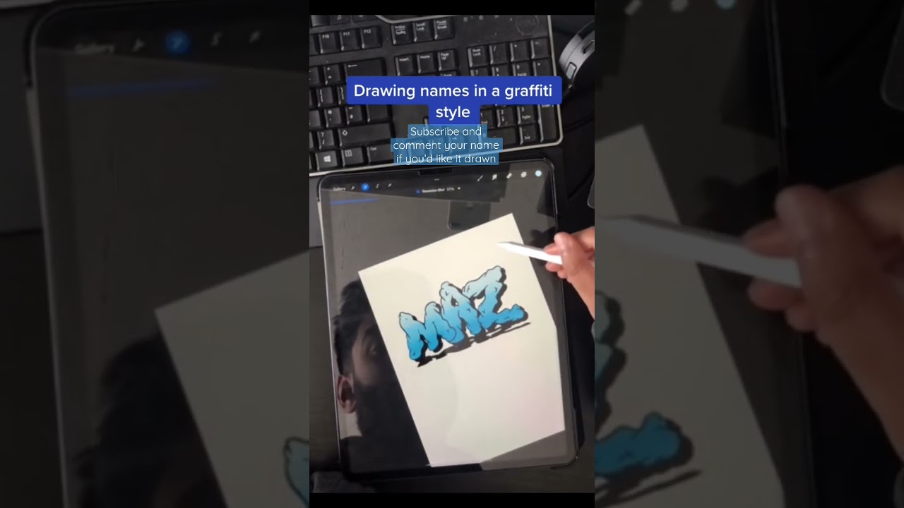 Drawing my subscribers names! #logo #design #graphicdesign #graffiti #name