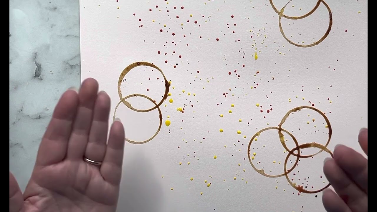 Scrapbook mixed media backgrounds on a budget