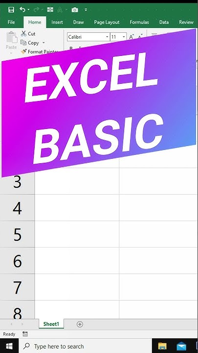 Excel Basic Knowledge For Beginners🤗🤗🤗 | Excel Basic | #Shorts | #Short ...
