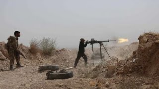 Combat Footage of Zainabyoon, Heavy clashes between zainabyoon & Isis in syria( لوا زینبیون )