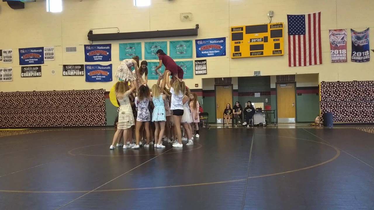 CLMS Cheer Halloween Doll Routine 18-19