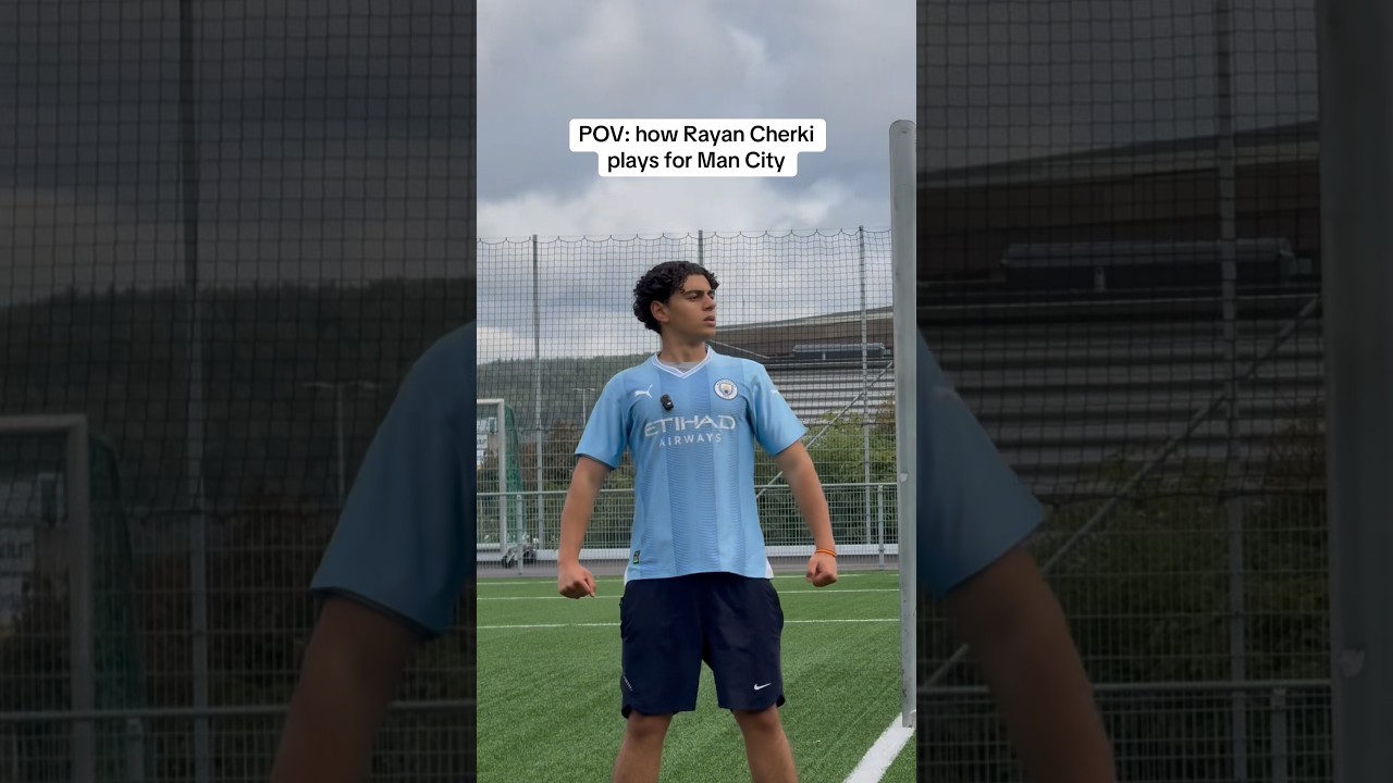 CHERKI IS TOO HUMBLE😭🩵 #football #soccer #explore #rayancherki #mancity