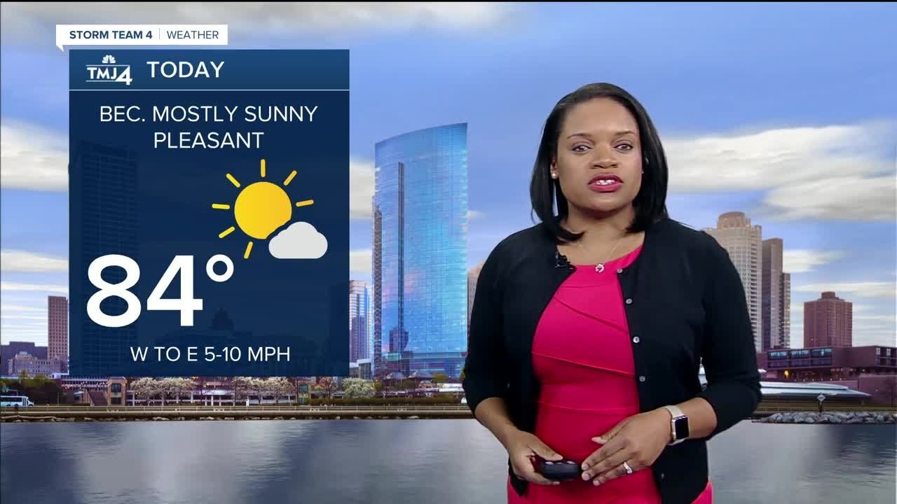 Sunny Wednesday ahead with temperatures in the 80s - YouTube