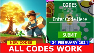 *ALL CODES WORK*🌳 Grow A Tree! ROBLOX Tycoon | NEW CODES | FEBRUARY 24, 2024