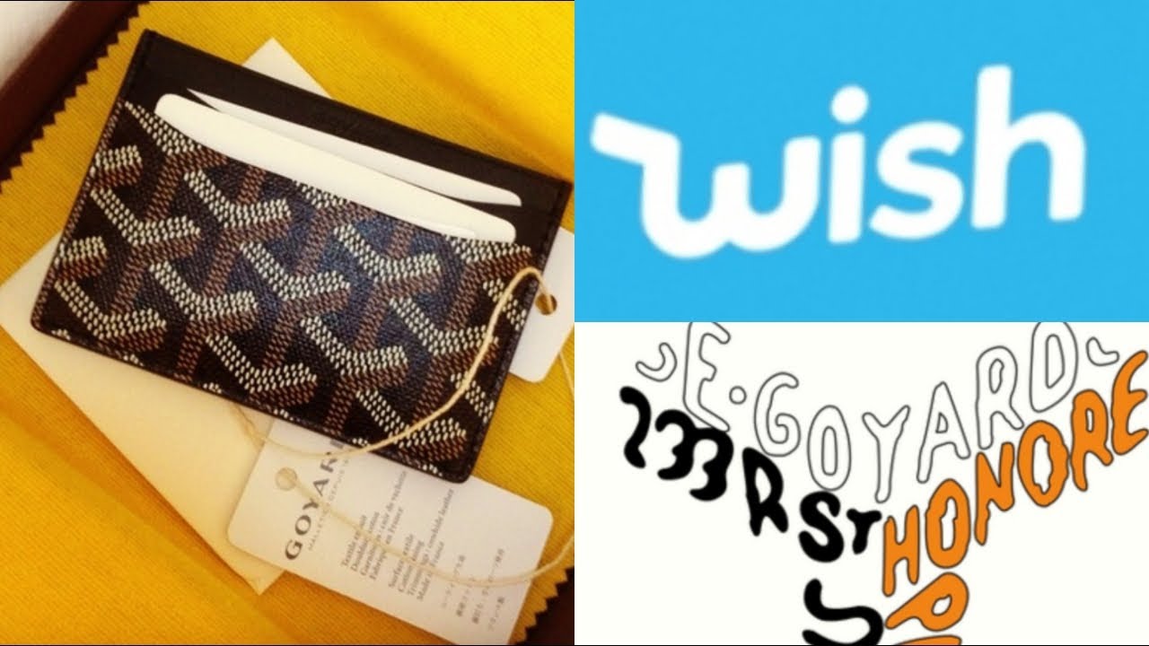 wish goyard card holder