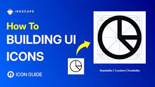 How To Create Pie Chart UI Icon in Inkscape | Clean Vector Workflow