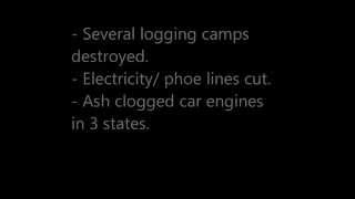 Mount St Helens  MEDC Geography case study