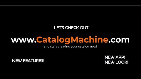 Catalog Machine