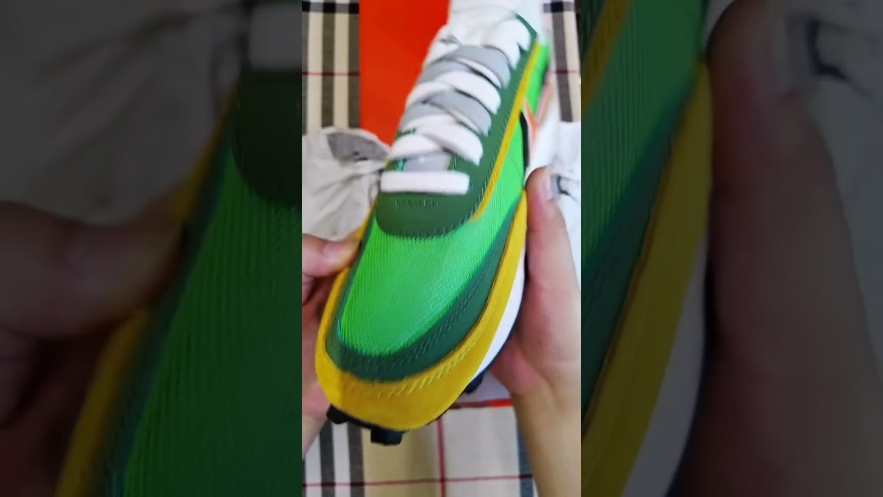 Unboxing Sacai Nike LD Waffle Green Multi BV0073-300 review