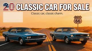 20 Classic Cars For Sale You Won’t Believe the Prices! #classic #classiccars #automobile