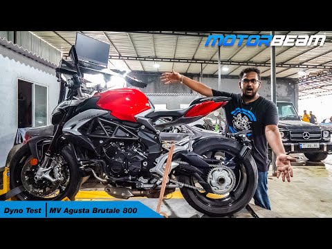 MV Agusta Brutale 800 Actual Power - Dyno Test | MotorBeam