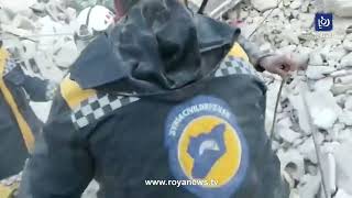 سبحان قدرة الله.. إنقاذ طفل احتضنه والده المتوفى تحت الأنقاض في سوريا screenshot 4