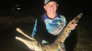 Catching freshwater crocodiles 🐊