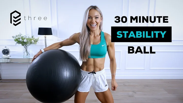 30 Minute Stability Ball Workout - Hamstrings & Ab...