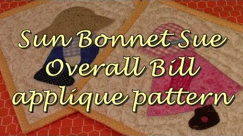 Sun Bonnet Sue Overall Bill