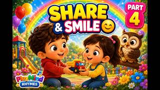 Sharing Brings Happiness ❤️ | Be Respectful & Listen | Kids Moral Story Part 4