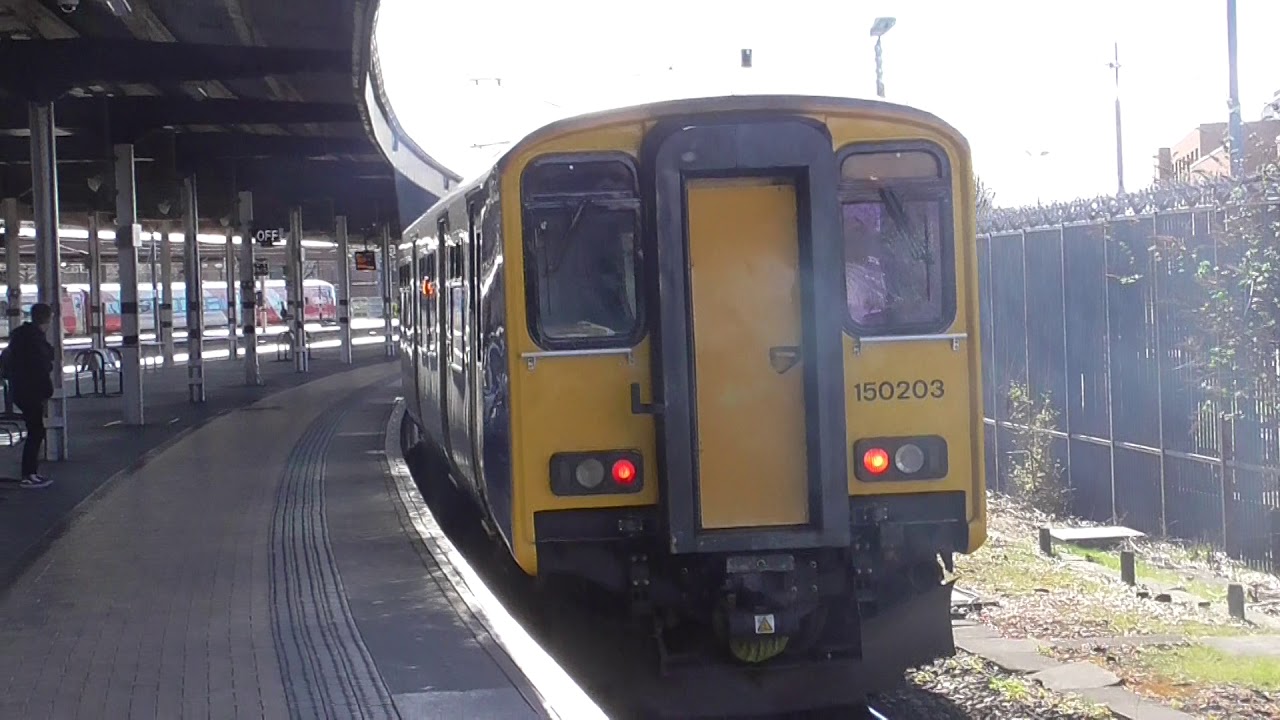 Northern Class 150203 Departure York for Leeds - YouTube