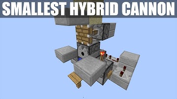 Smallest Hybrid TNT Cannon In Minecraft [Powerful & Accurate!] [Tutorial] [1.7/1.8+]